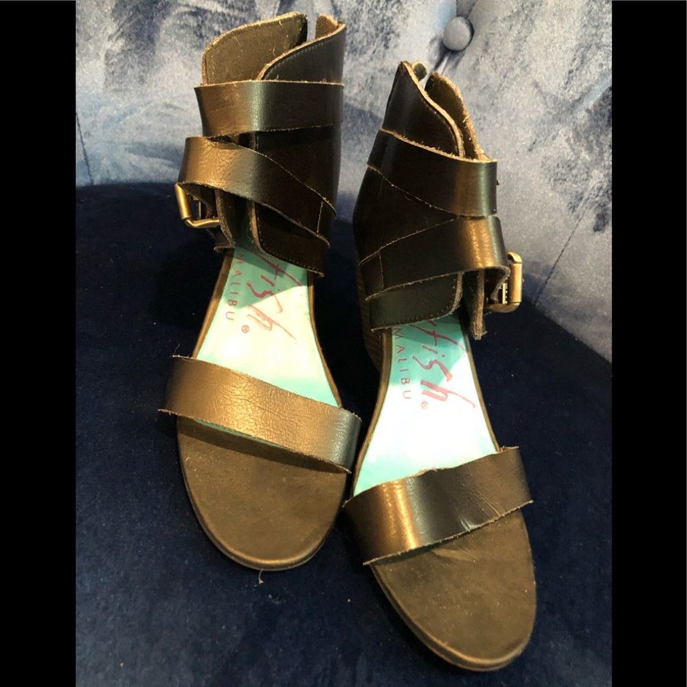 Black Blowfish Malibu heels